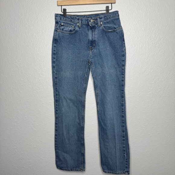 Pre-Owned Vintage  Women's Ralph Lauren 67 Bootcut Jean size 10 x 31 medium wash - Picture 3 of 10